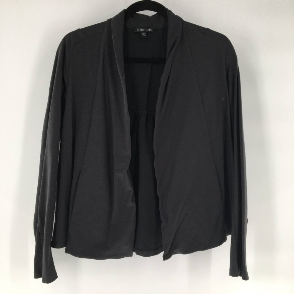 EILEEN FISHER Dark Grey Cardigan (W2-185) *️⃣